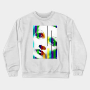 Marlene Dietrich Striped Crewneck Sweatshirt